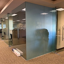 Frosted window film