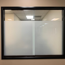 Frosted window film