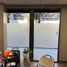 Frosted window film