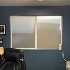 Frosted window film